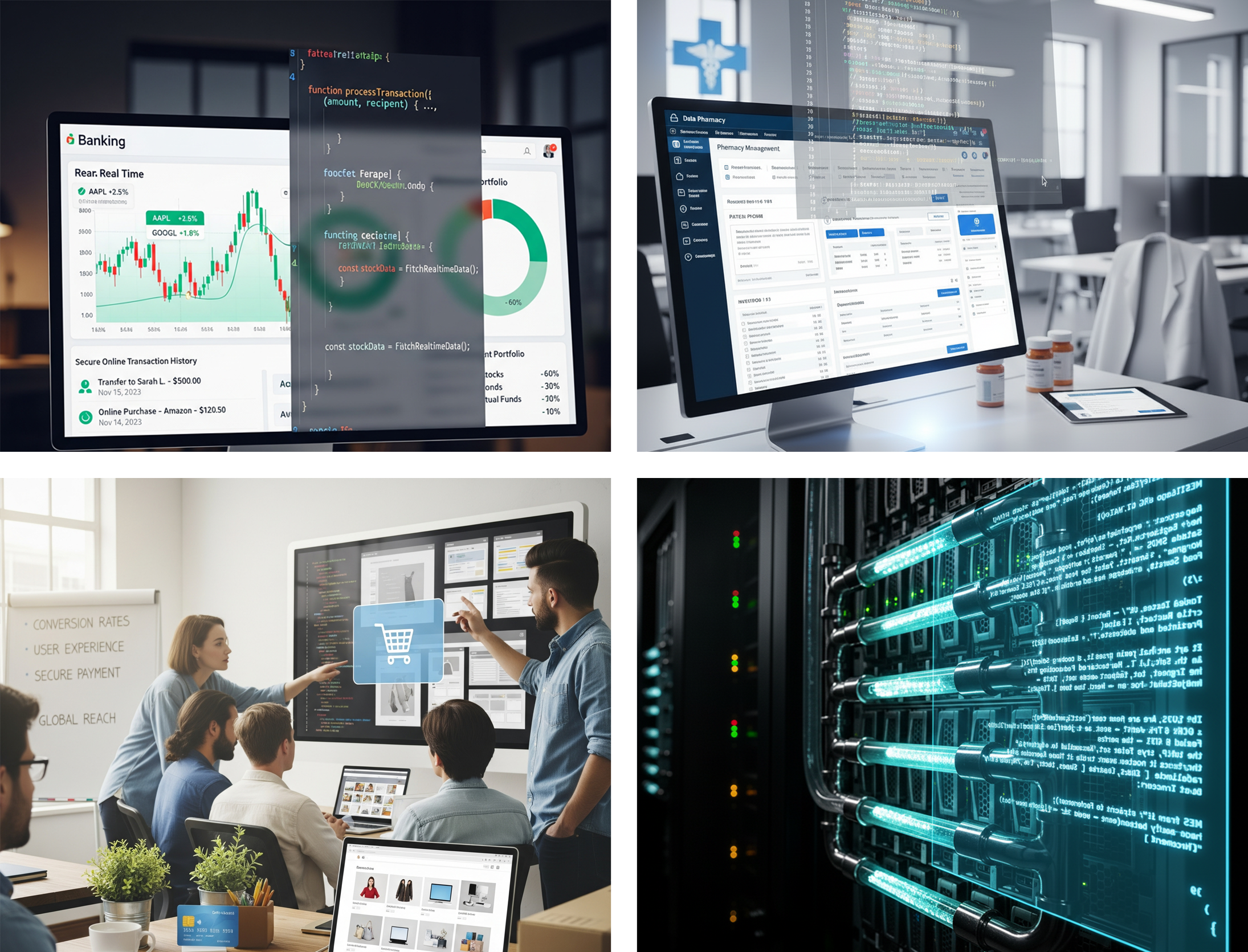 CISCODE industry experience across multiple sectors